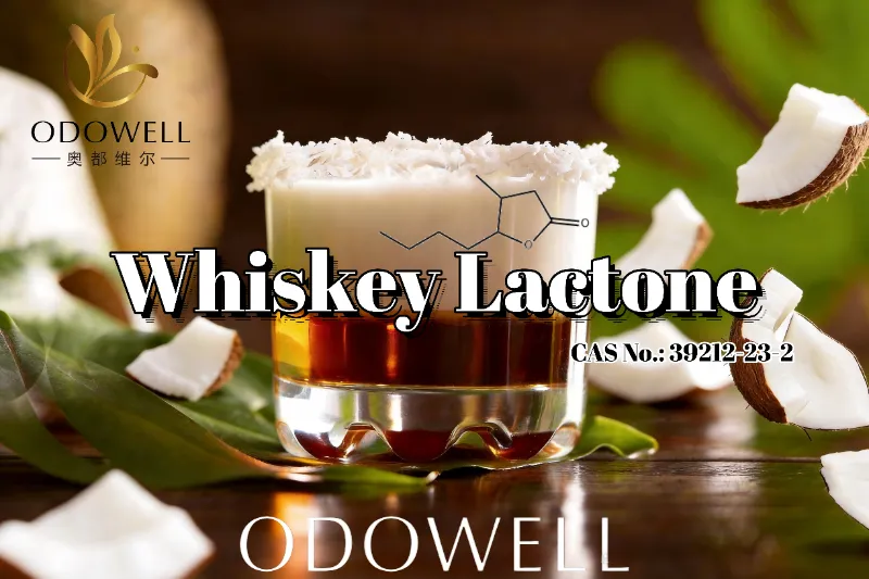 ODOWELL rekommenderar whiskylakton för applikationer med fatlagrad, kokosnöt och rostad smak