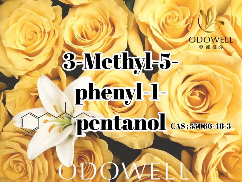 ODOWELL rekommenderar 3-metyl-5-fenyl-1-pentanol för applikationer med färska blommor och rosliknande dofter