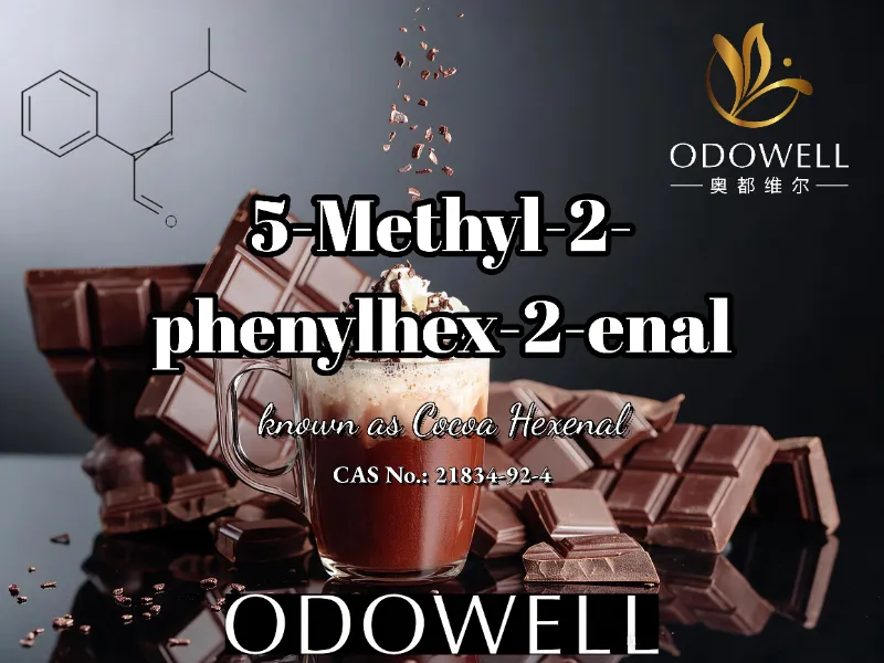 ODOWELL rekommenderar 5-Methyl-2-phenylhex-2-enal för kakao-, choklad- och mockaapplikationer
