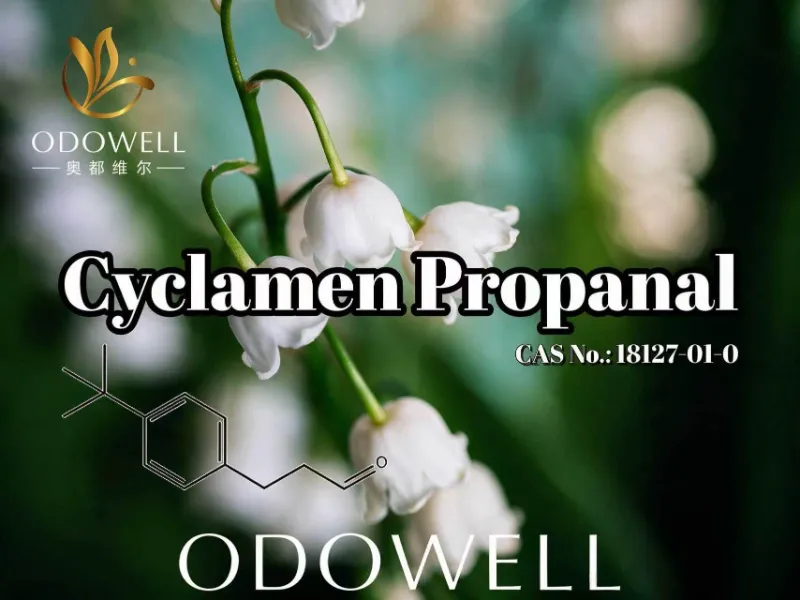 ODOWELL rekommenderar Cyclamen Propanal för applikationer med färska blommor och muguetdofter