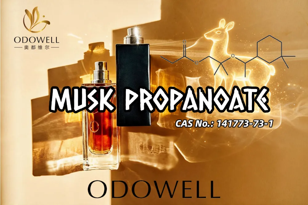 ODOWELL rekommenderar myskpropanoat för moderna mysk- och fruktig-blommiga doftapplikationer