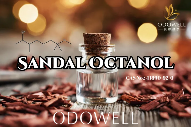 ODOWELL rekommenderar Sandal Octanol för rena sandelträ- och blom-träiga doftapplikationer