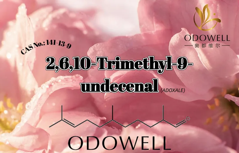 ODOWELL rekommenderar 2,6,10-Trimethyl-9-undecenal för applikationer med färska aldehydiska blommor och vattniga dofter