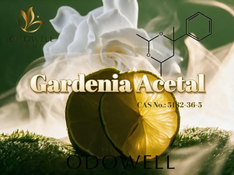 ODOWELL rekommenderar Gardenia Acetal för applikationer med färska Citrus-Gardenia-dofter